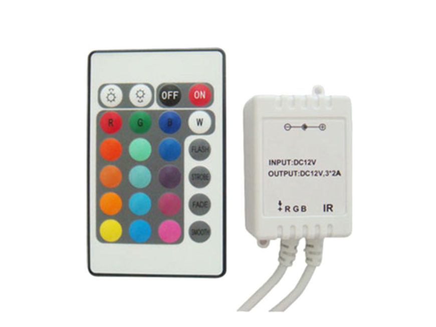 24 Key RGB Controller IR, 12V DC - Elekron Limited